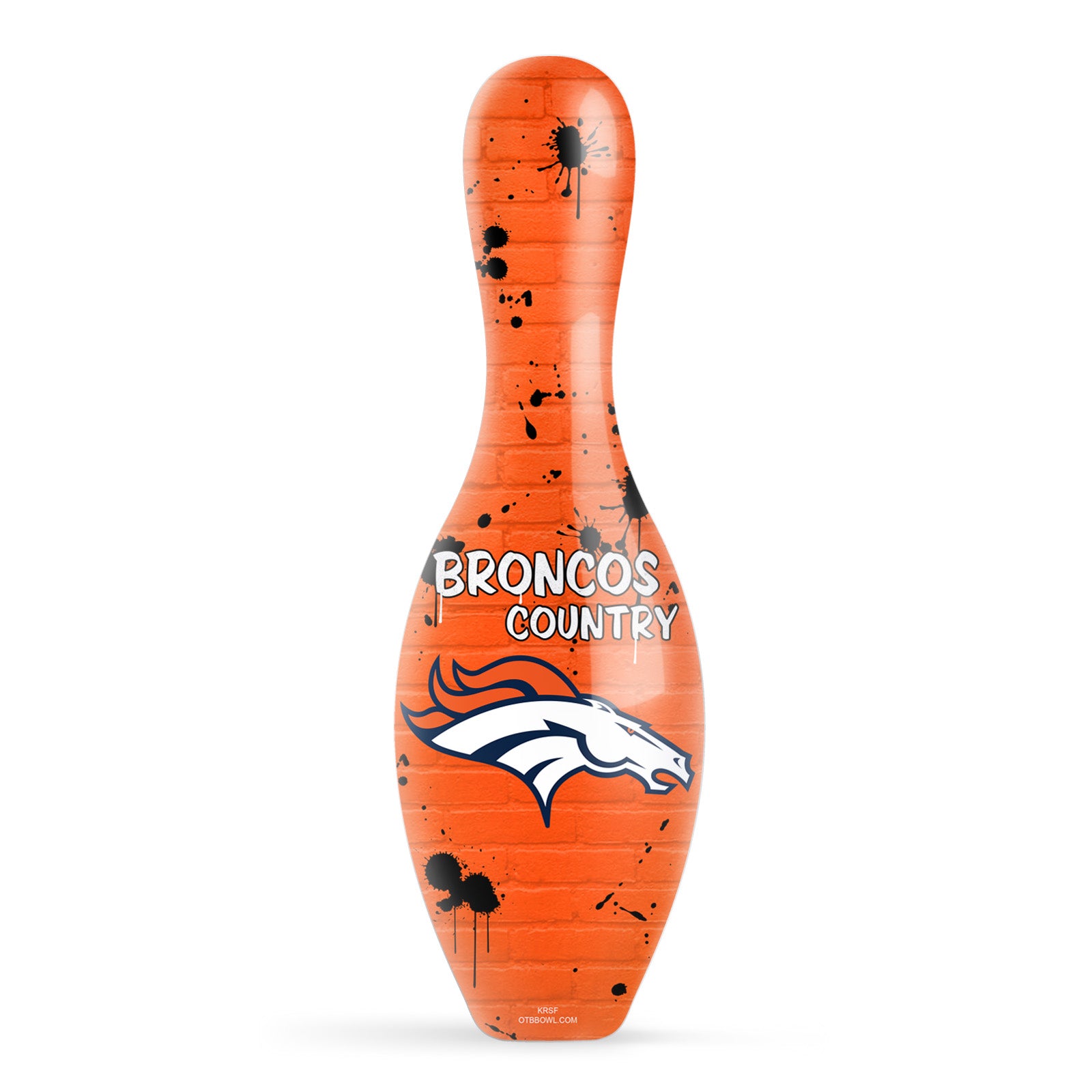 Denver Broncos Graffiti Pin