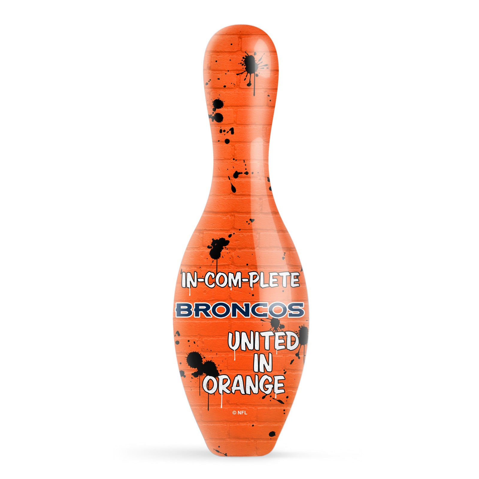 Denver Broncos Graffiti Pin
