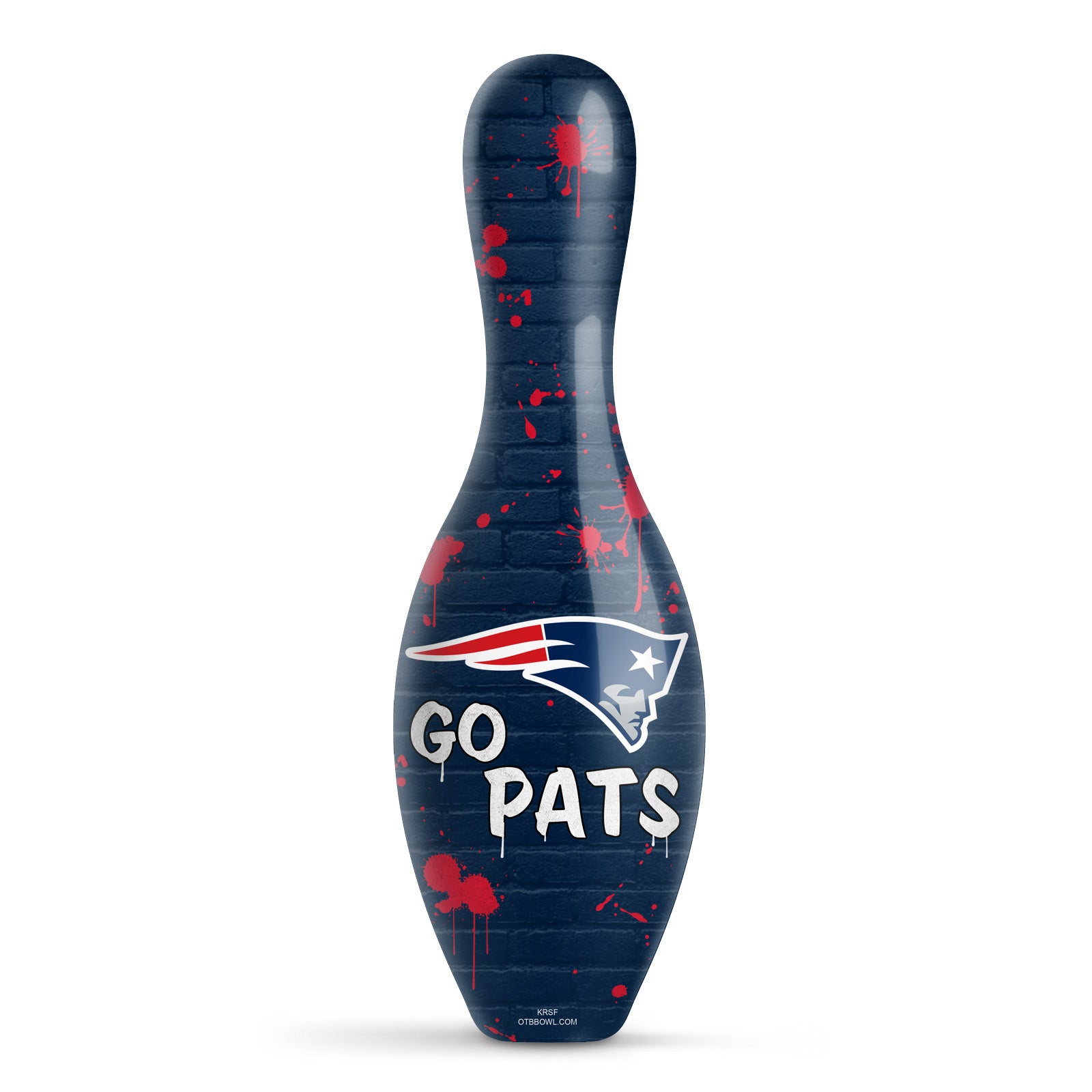 New England Patriots Graffiti Pin