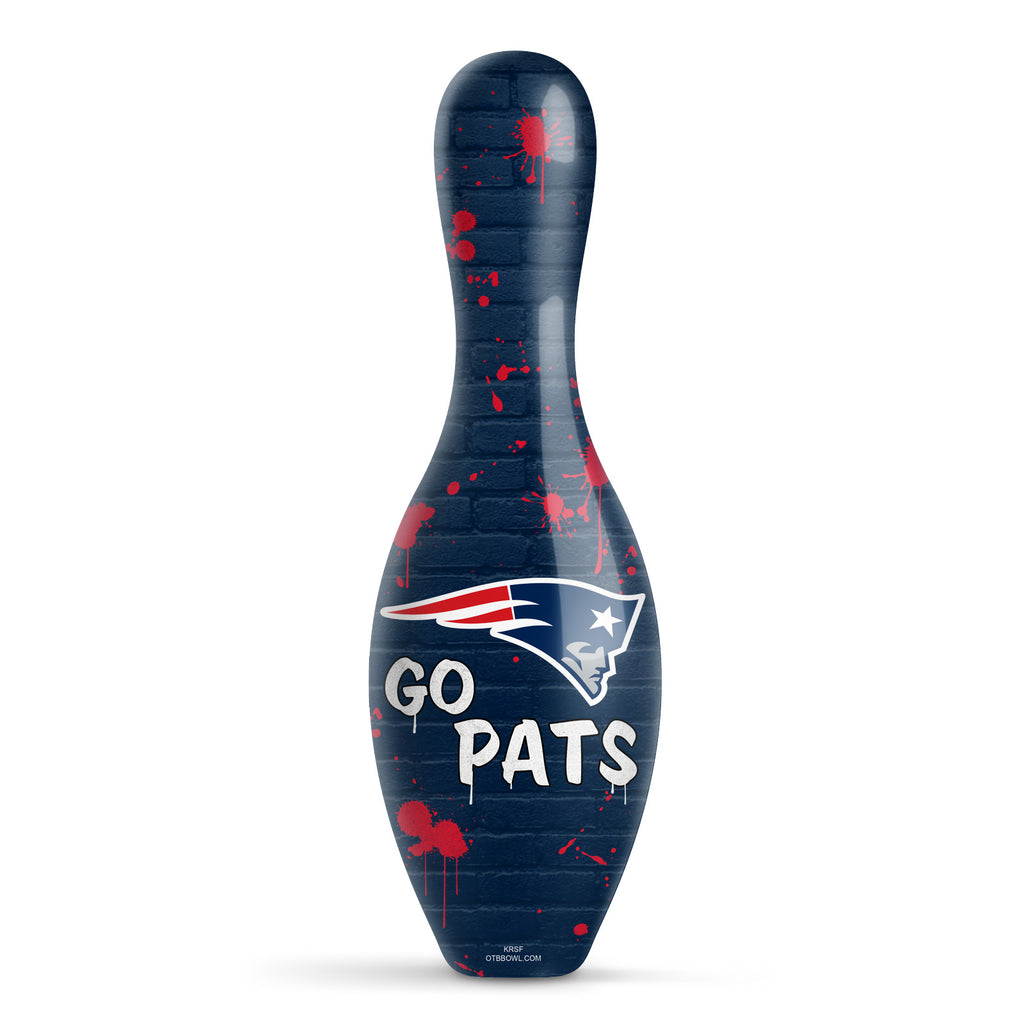 New England Patriots Graffiti Pin