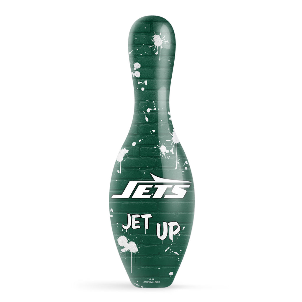 New York Jets Graffiti Pin