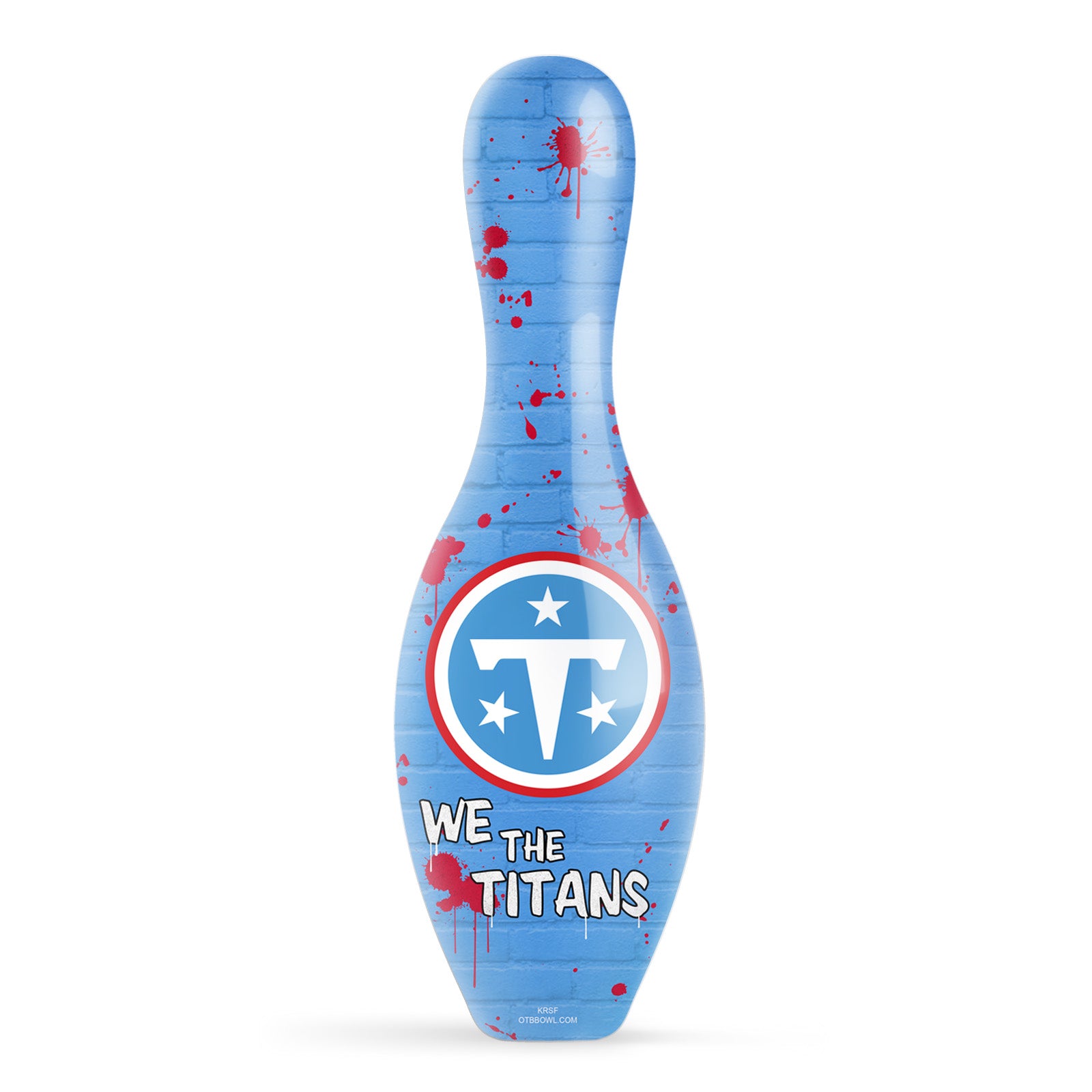 Tennessee Titans Graffiti Pin