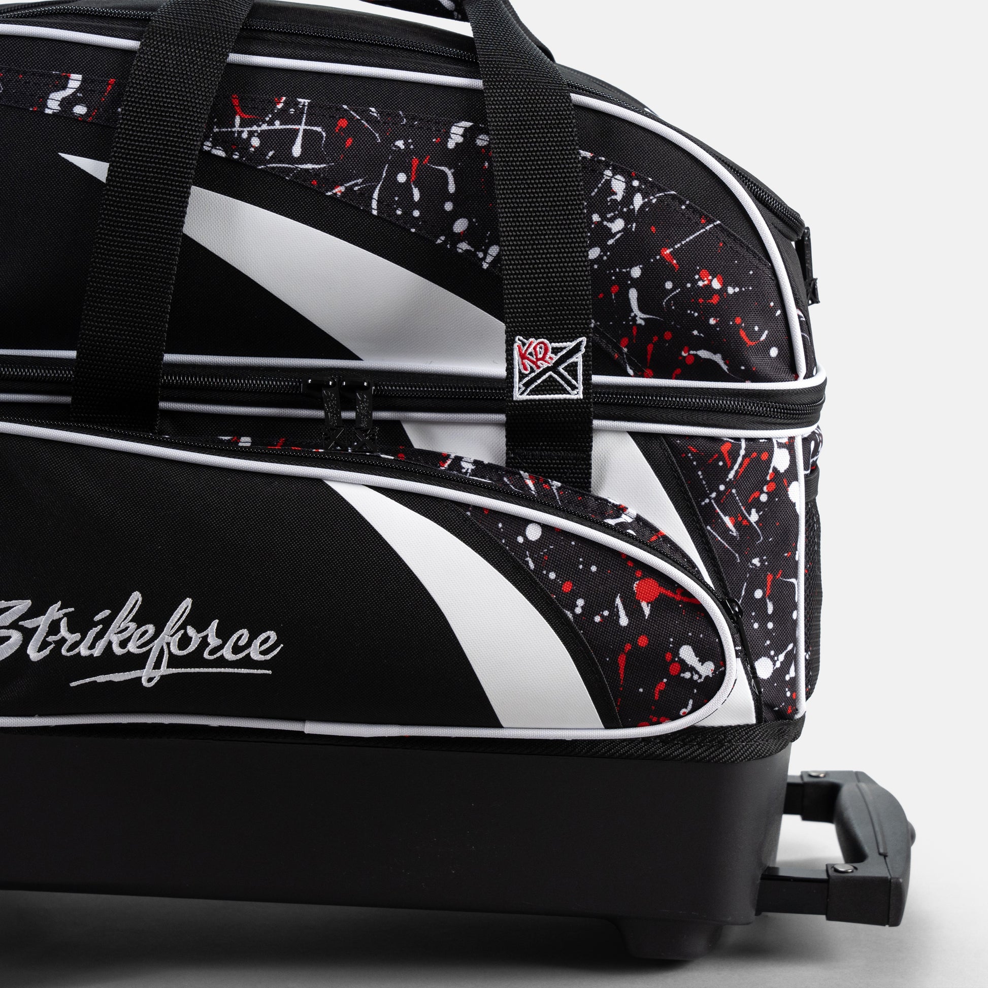 Cruiser Double Roller Black/Red/White Splash