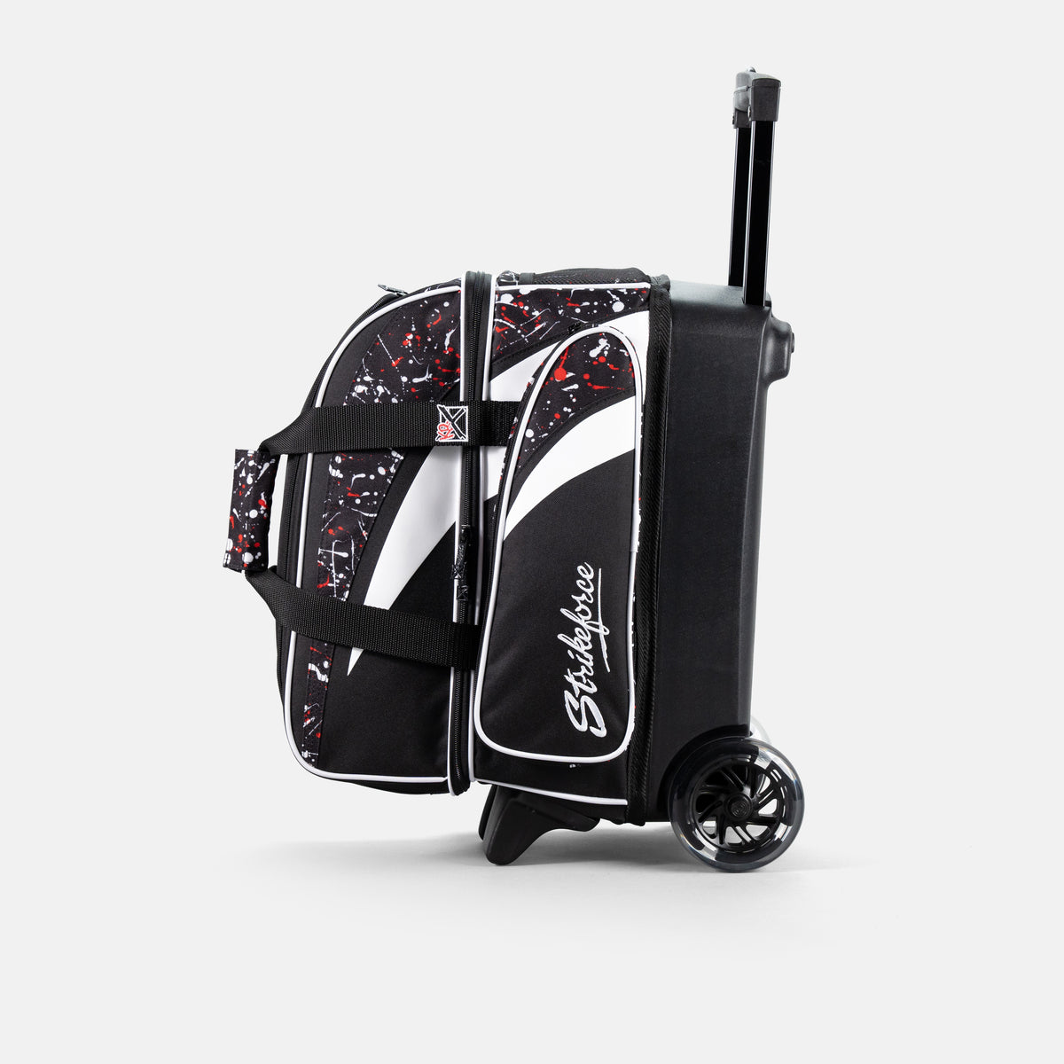 Cruiser Double Roller Black/Red/White Splash