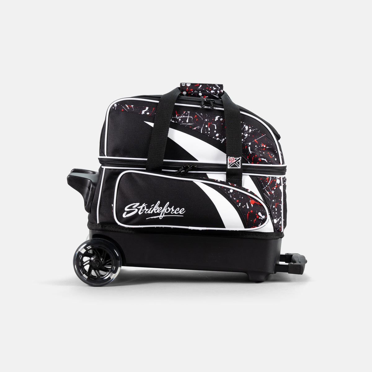 Cruiser Double Roller Black/Red/White Splash