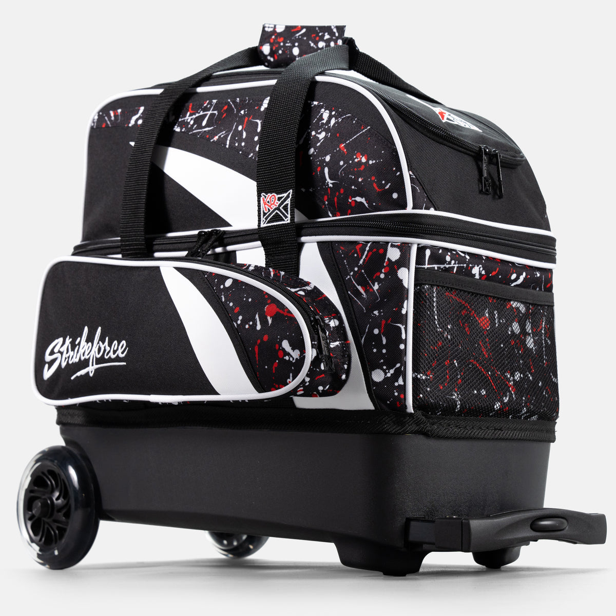 Cruiser Double Roller Black/Red/White Splash