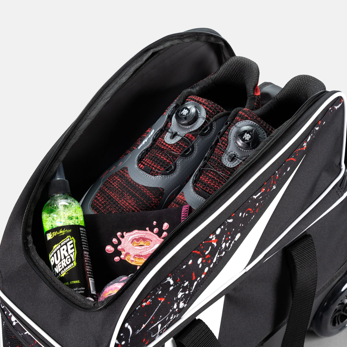 Cruiser Double Roller Black/Red/White Splash