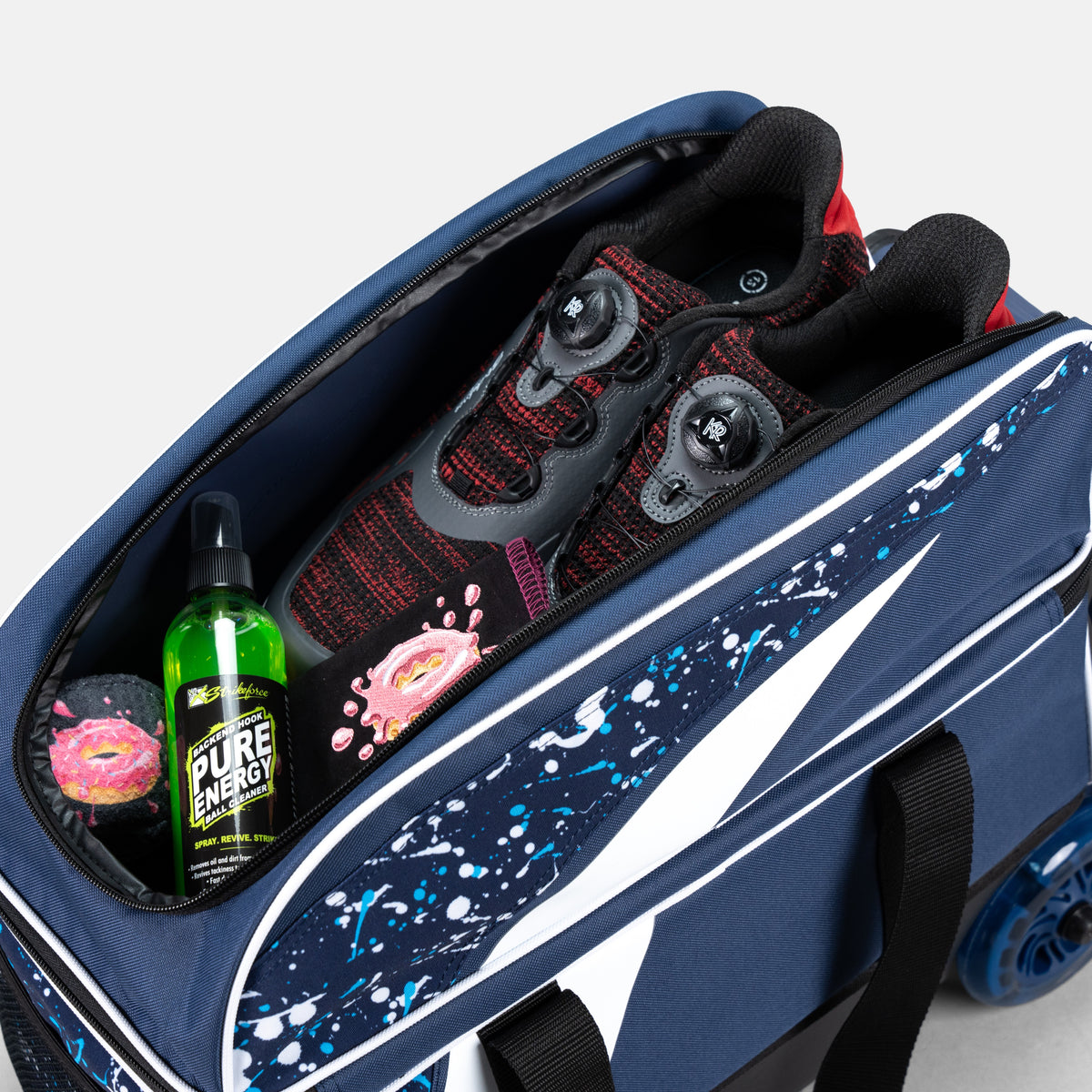 Cruiser Double Roller Navy/Blue/White Splash