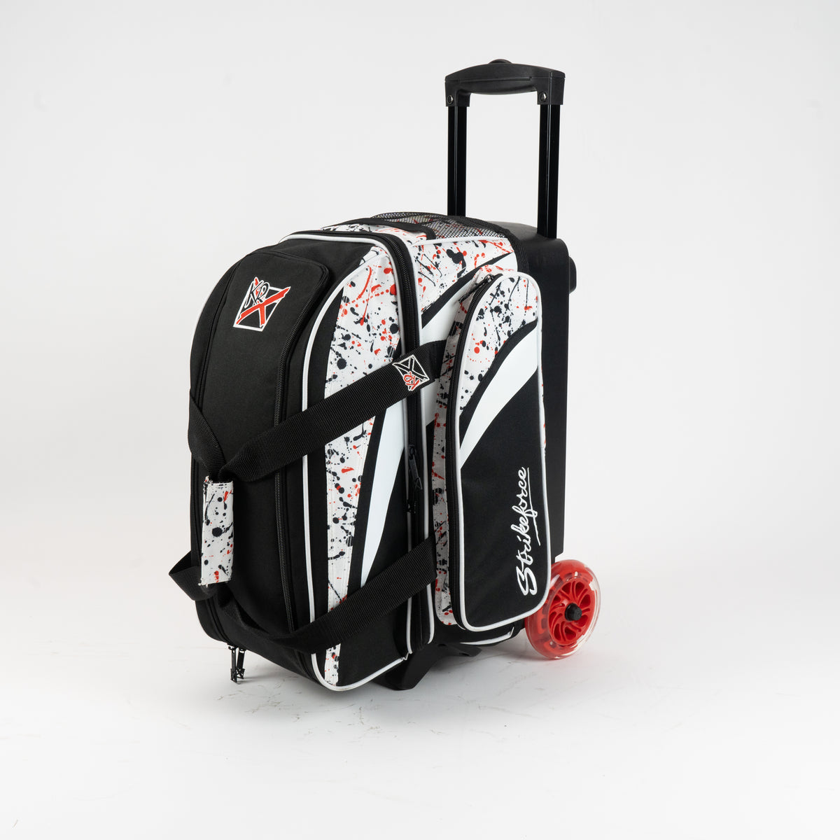 Cruiser Double Roller White/Black/Red Splash