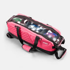 Diamond Slim Triple Tote w/ Shoe Bag - Pink LE