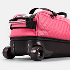 Diamond Slim Triple Tote w/ Shoe Bag - Pink LE