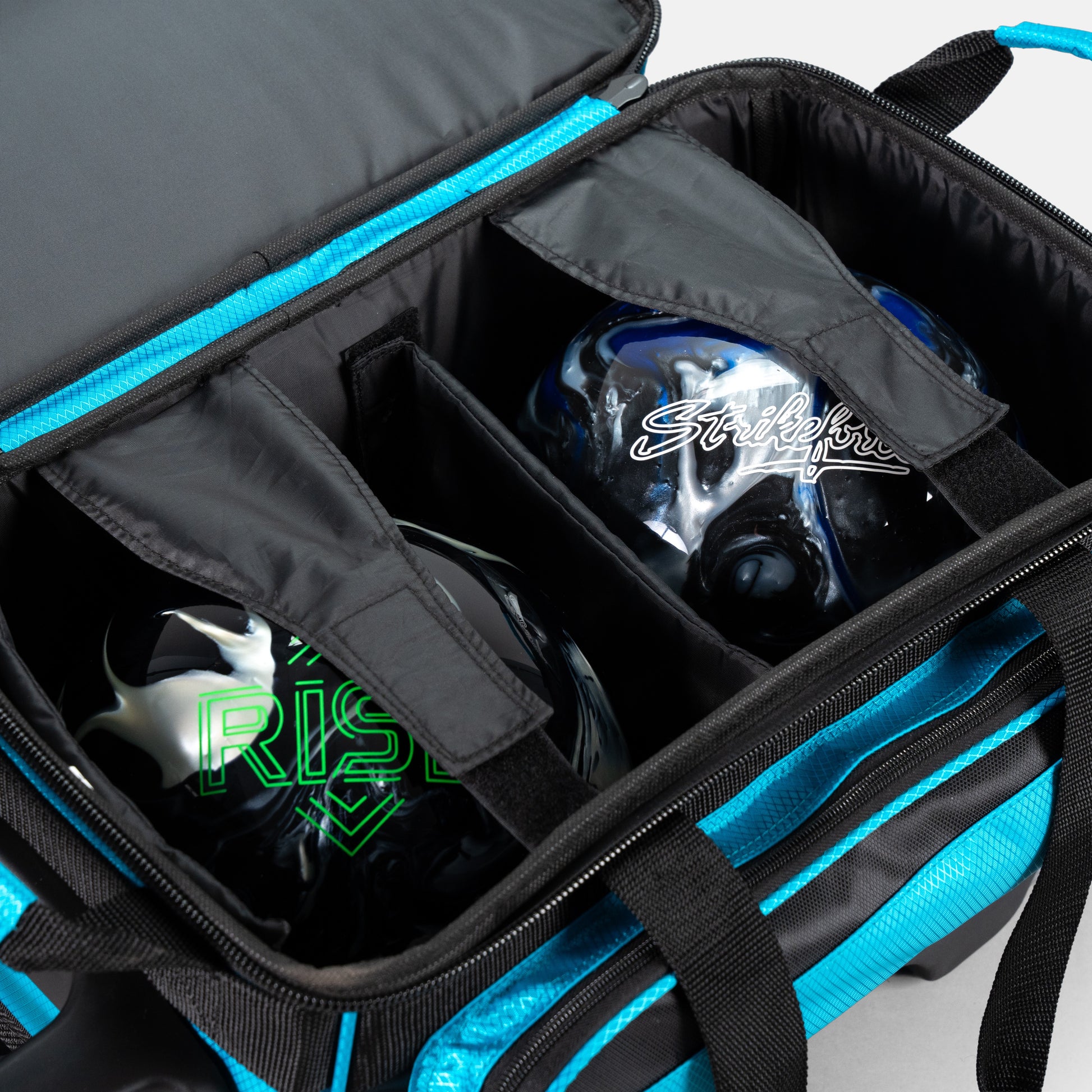 Konvoy Double Roller Black/Caribbean Blue