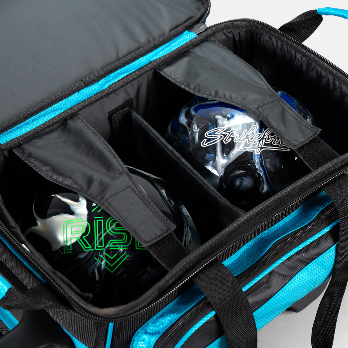 Konvoy Double Roller Black/Caribbean Blue