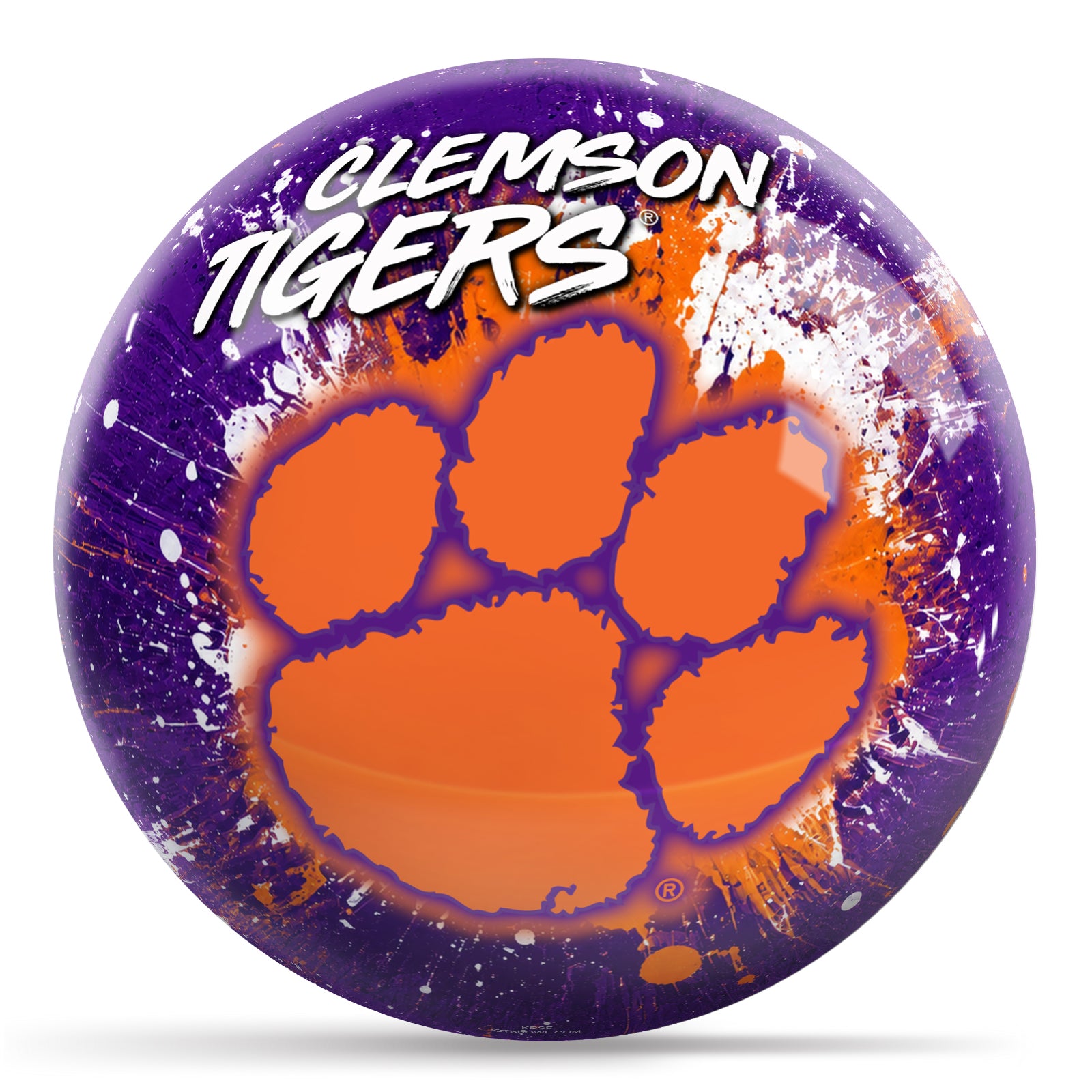 Clemson Paint Splash