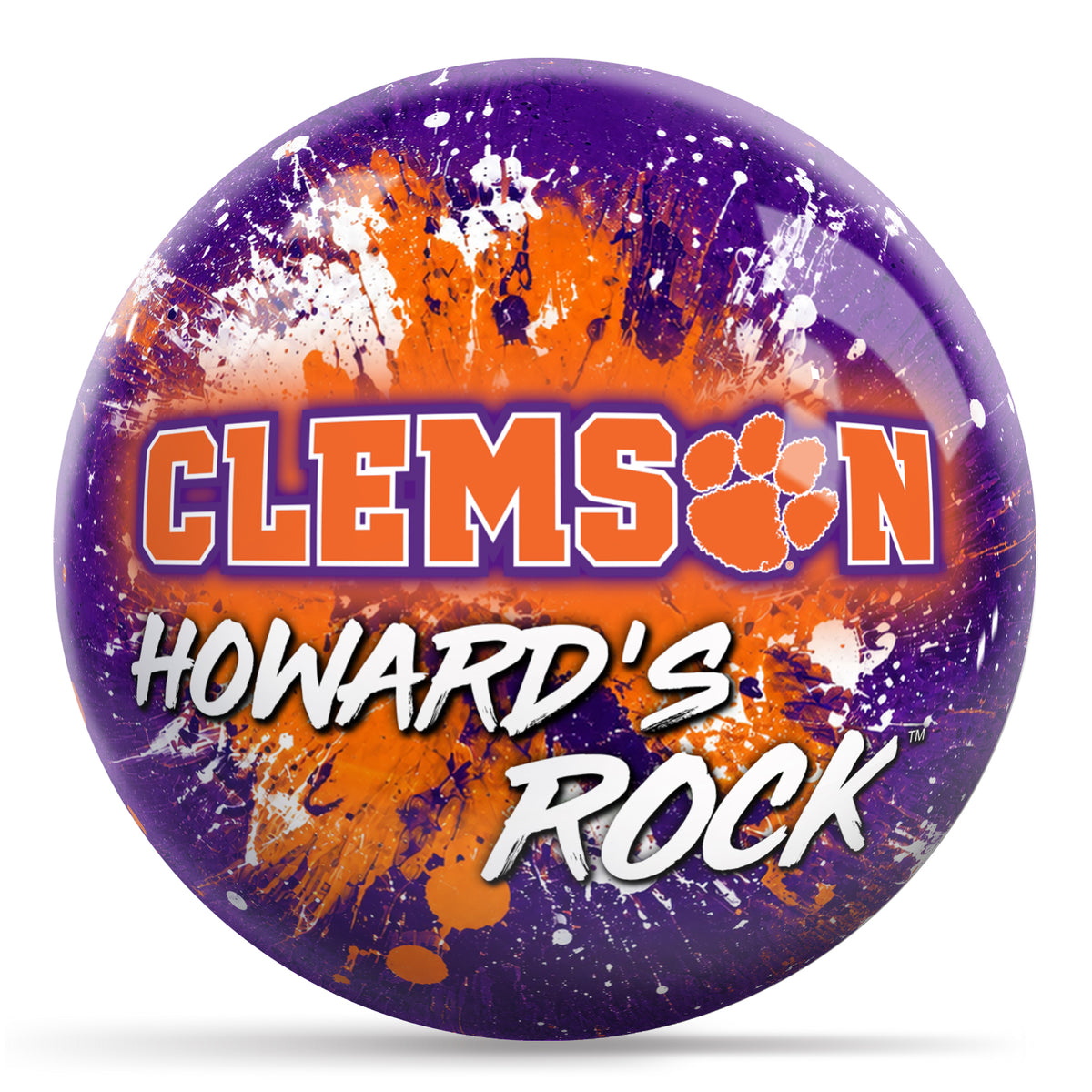 Clemson Paint Splash
