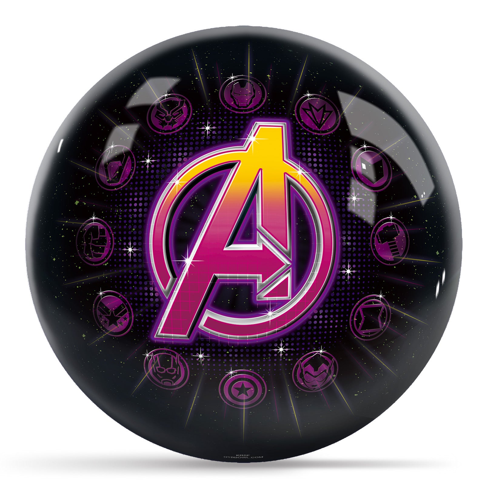 Avengers Logo With Character Icons