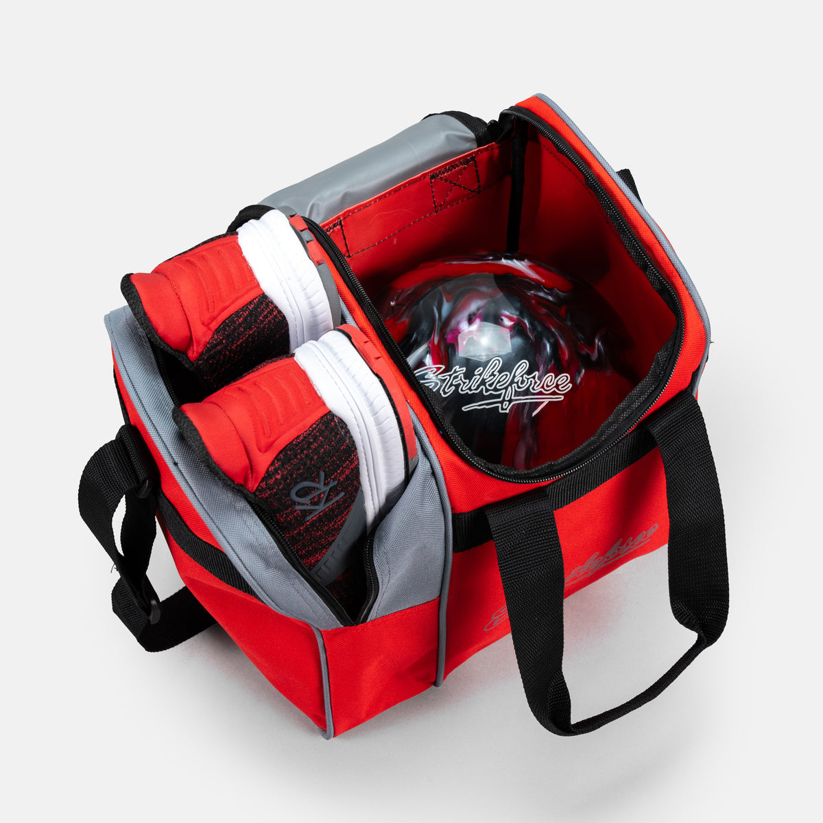 Rook Single Tote Red/Charcoal