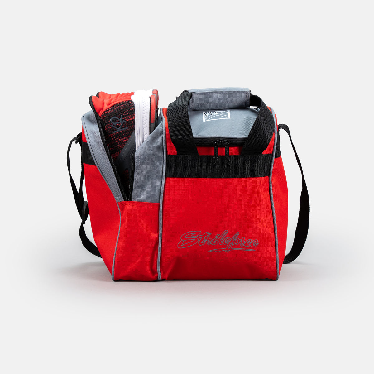 Rook Single Tote Red/Charcoal