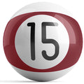 Burgundy Stripe 15 Ball