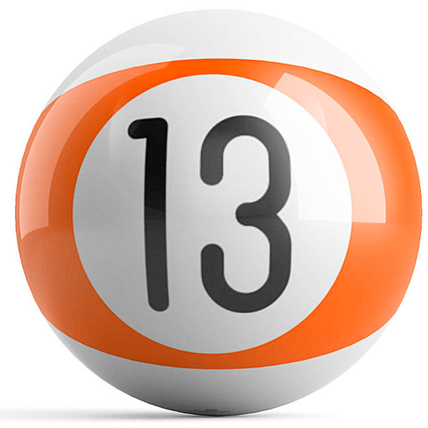 Orange Stripe 13 Ball