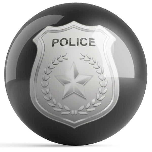 Police Dept Shield Black