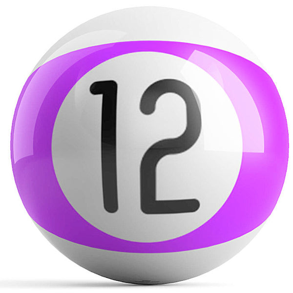 Purple Stripe 12 Ball