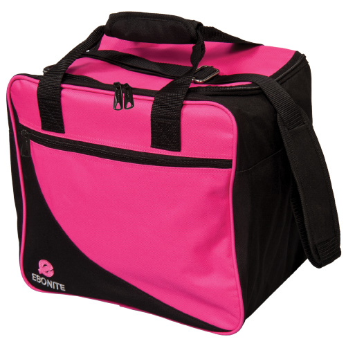 Ebonite Basic Single Black/Pink 1 Ball Bowling Bag 