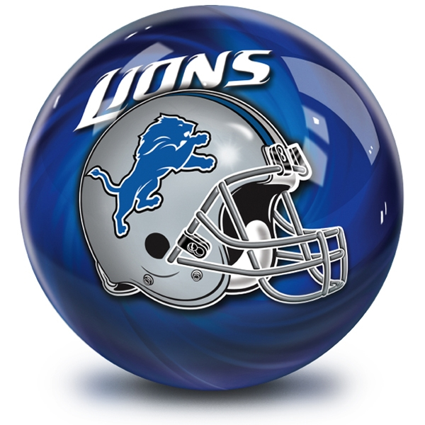 Detroit Lions bowling ball
