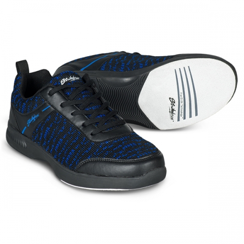 Mens Strikeforce Mens Flyer Bowling Shoes WideBlack/Magenta Blue 10 E US KR Strikeforce Bowling Shoes 